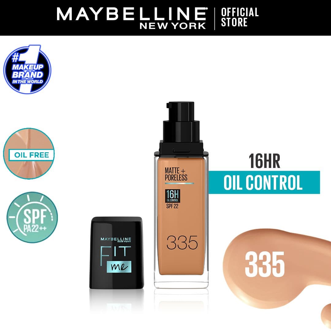 Maybelline Fit Me Matte & Poreless Liquid Foundation | Extra Coverage