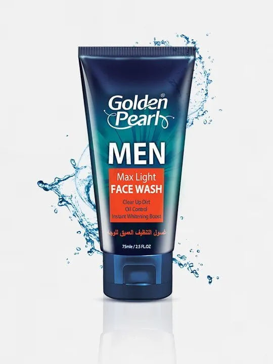 Golden Pearl Max Light Men Face Wash - 75ml