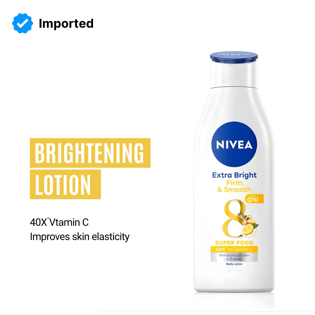 Nivea Extra Bright Firm Smooth Super Food Lotion - 190ml