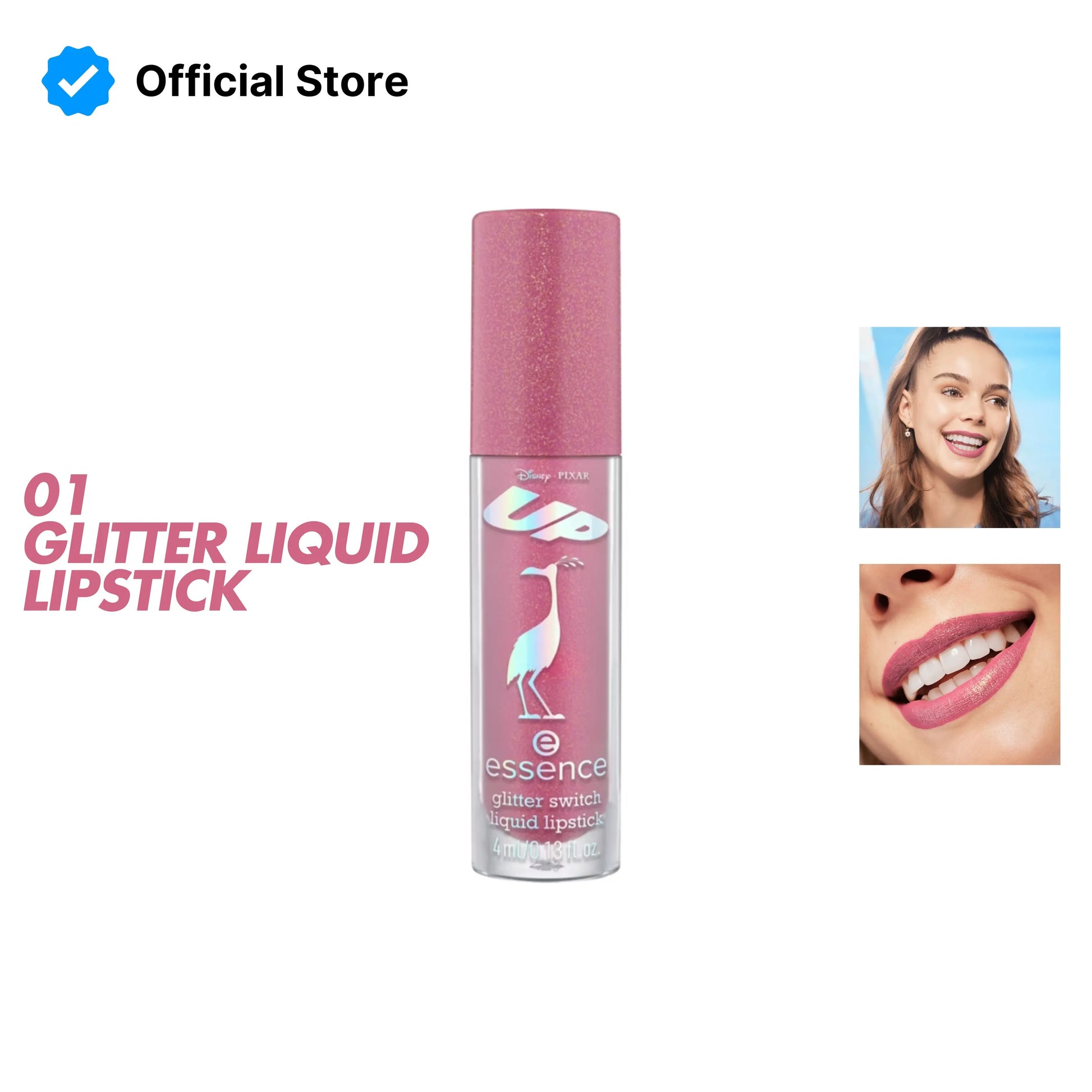 Essence Le Disney Pixar Up Glitter Switch Liquid Lipstick