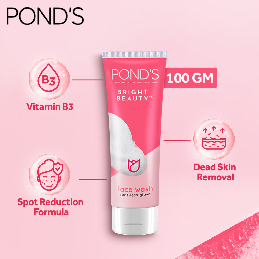 Ponds Bright Beauty Face Wash - 100G