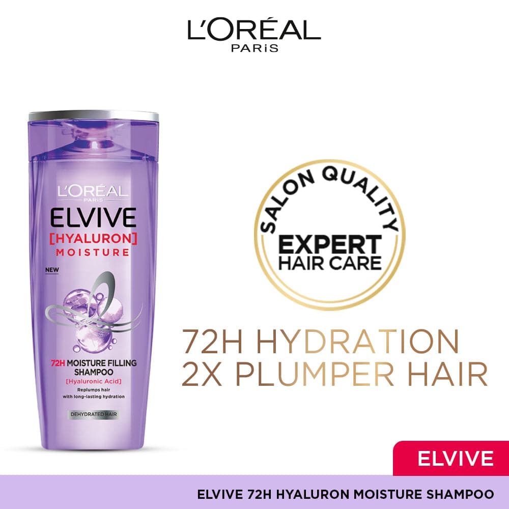 LOreal Paris Hyaluron + Plump Hydrating Shampoo 175 ml - Premium Shampoo from Elvive - Just Rs 549! Shop now at Cozmetica