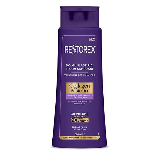 Restorex All Hair Types Volumizing Hair Care Shampoo 500ml