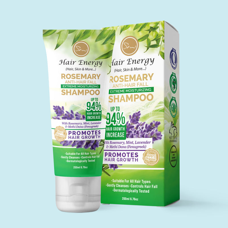 Hair Energy 100 Organic Aloevera GelRosemary Anti Hair Fall Shampoo