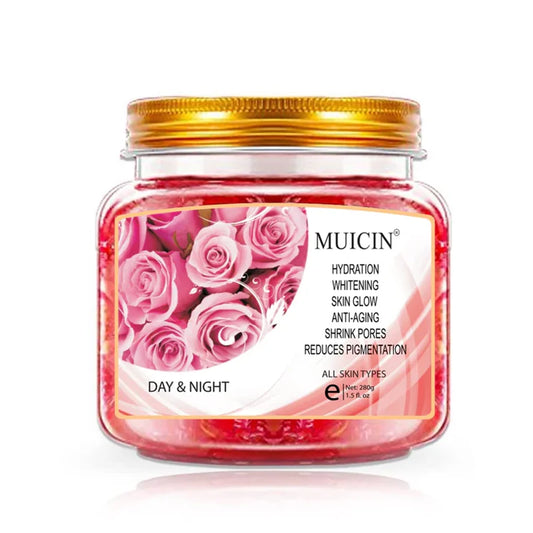 Muicin Natural Rose Petal Day Night Sleeping Mask