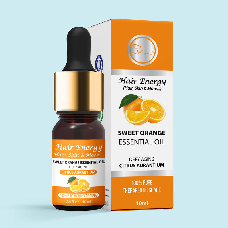 Hair Energy 100 Organic Aloevera GelSweet Orange Essential Oil Citrus Sinensis