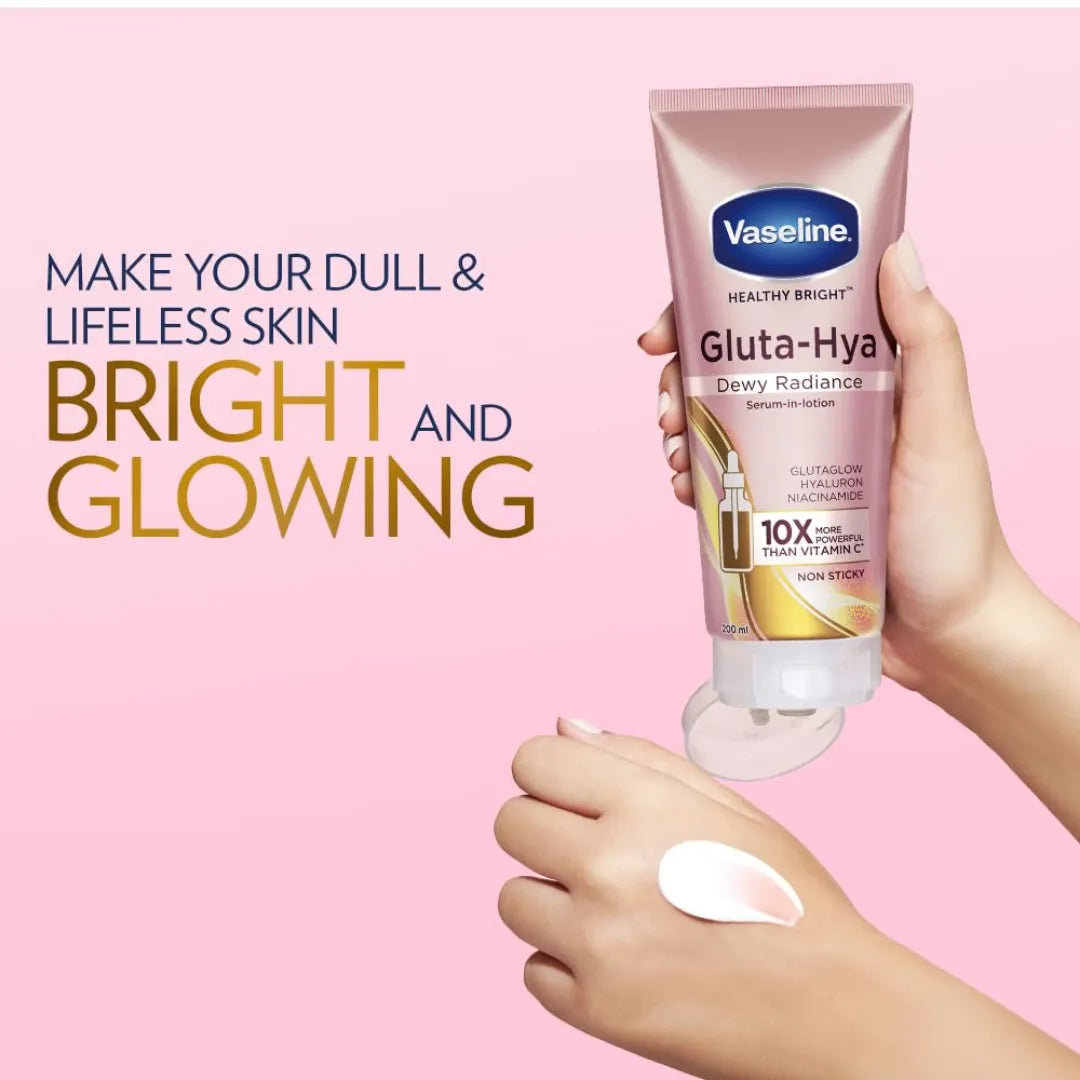 Vaseline Gluta-Hya Serum Burst Lotion Dewy Radiance - 300ml