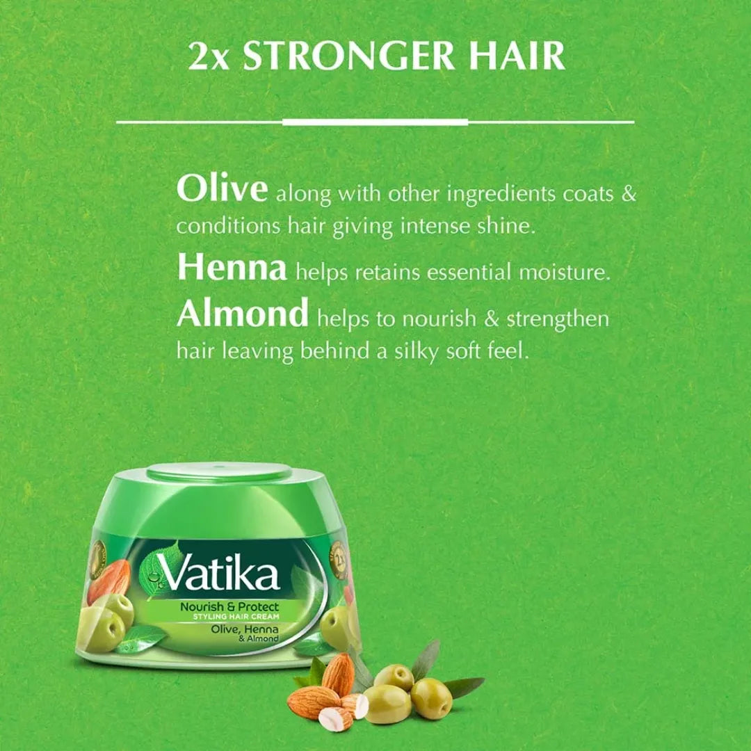 Vatika Nourish & Protect Styling Hair Cream - 70ml