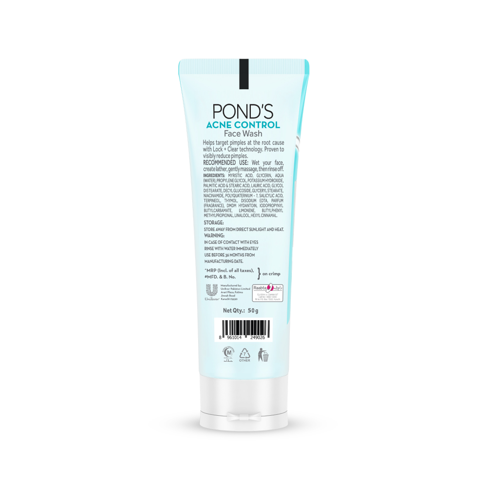 Ponds Acne Control Face Wash - 100G