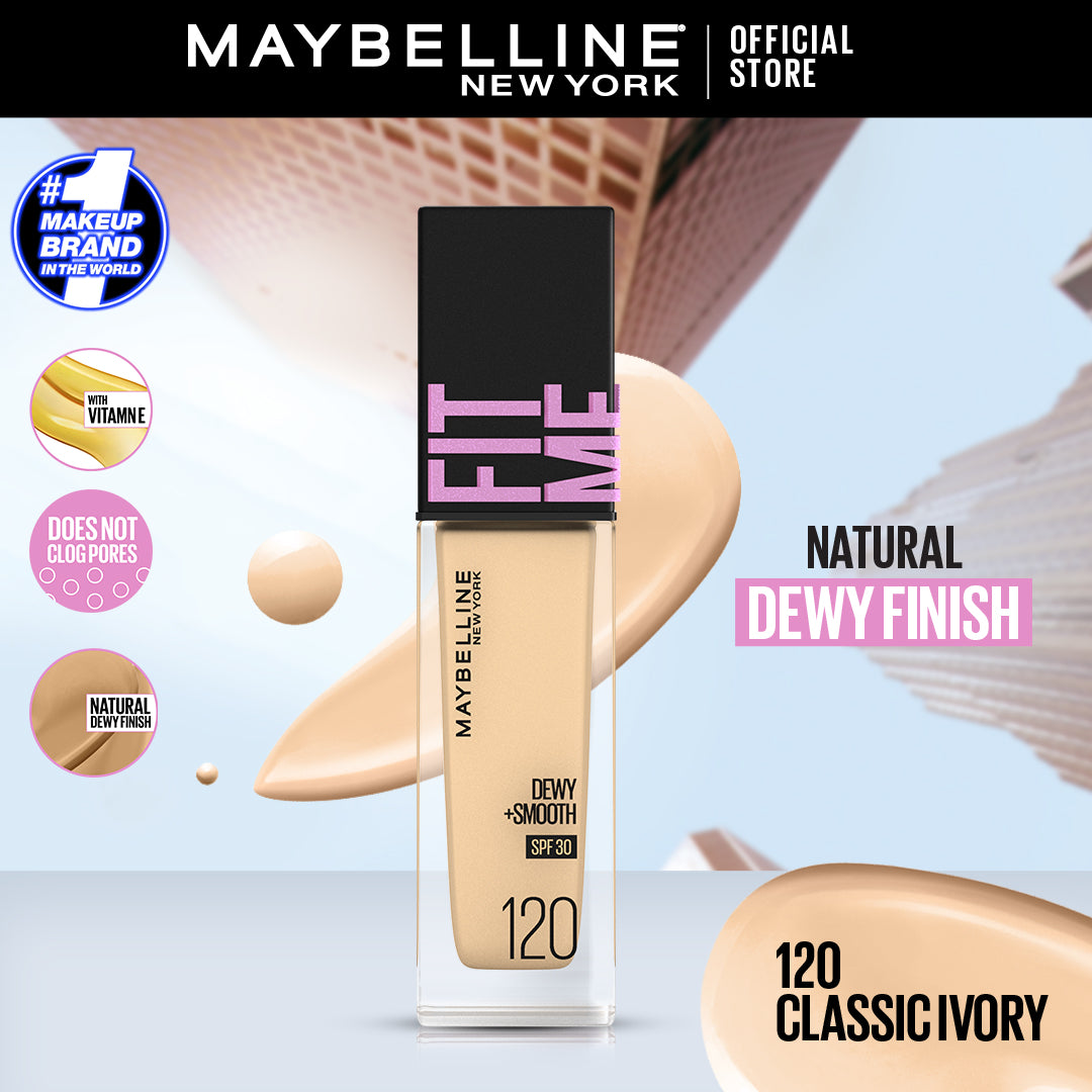 Maybelline New York Fit Me Dewy & Smooth Foundation 30 ml