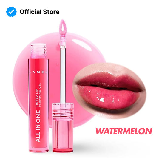 LAMEL All in One Lip Tinted Plumping Oil 403 Watermelon