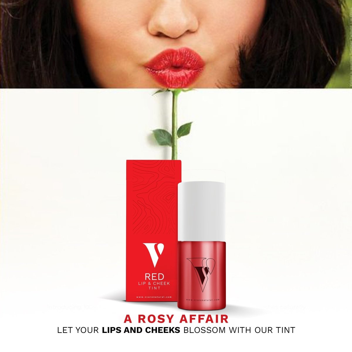 Lip Cheek Tint Red - VCare Natural