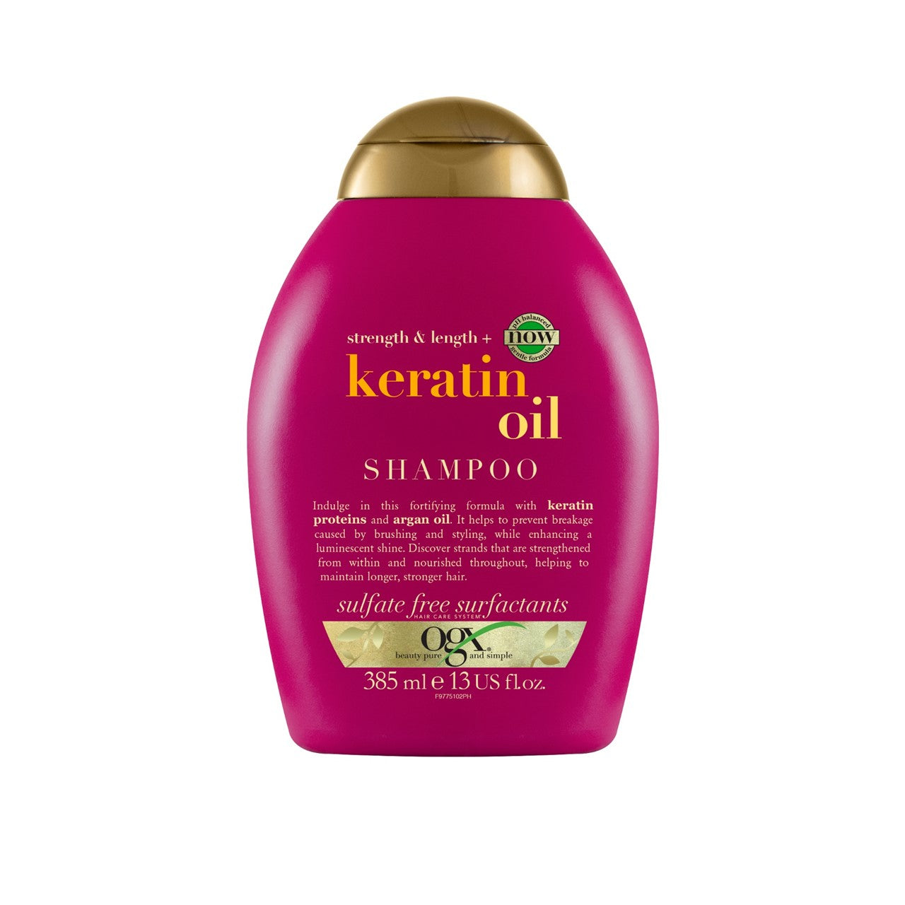 OGX Strength & Length + Keratin Oil Shampoo - 385ml