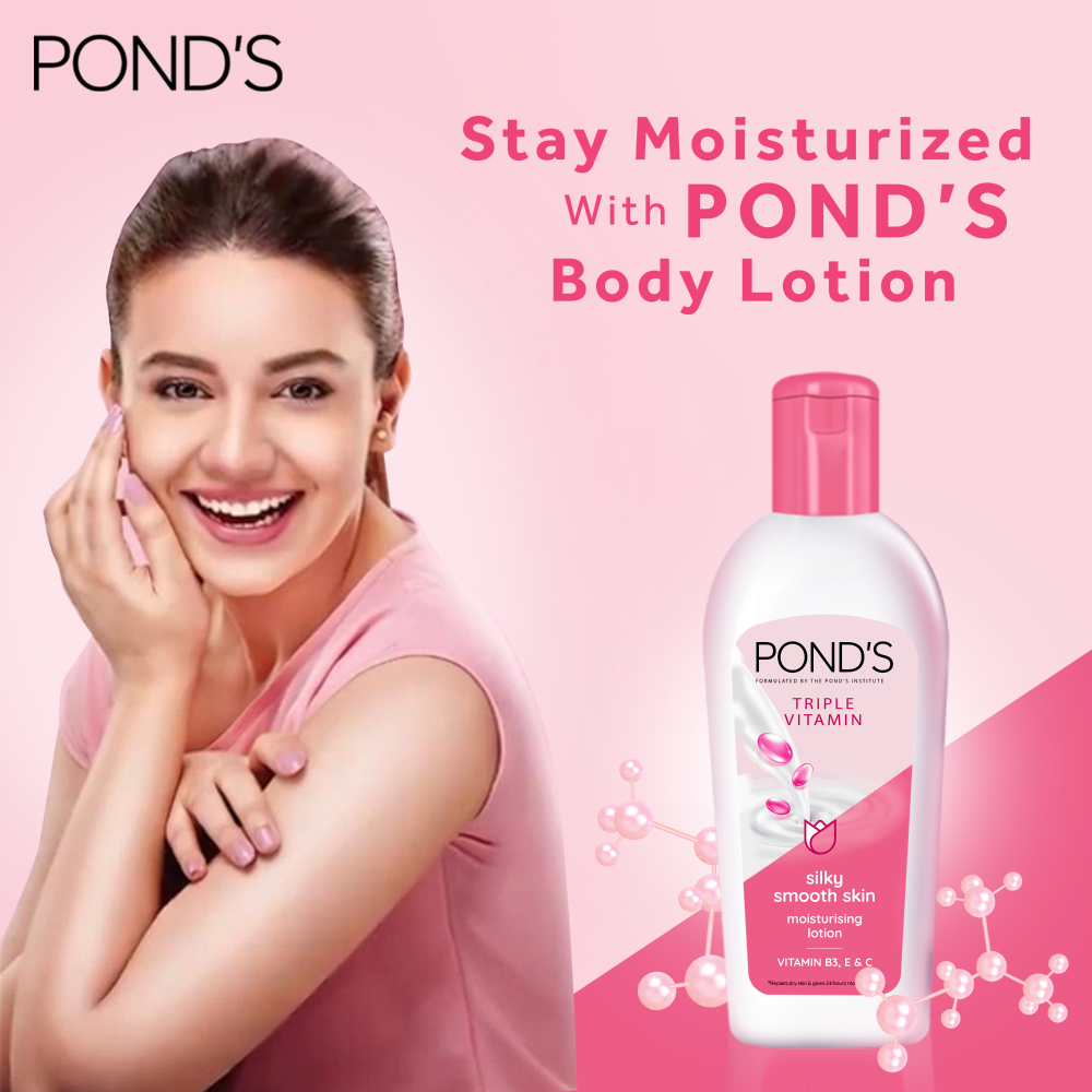 Ponds Triple Vitamin Moisturizing Lotion - 200ML