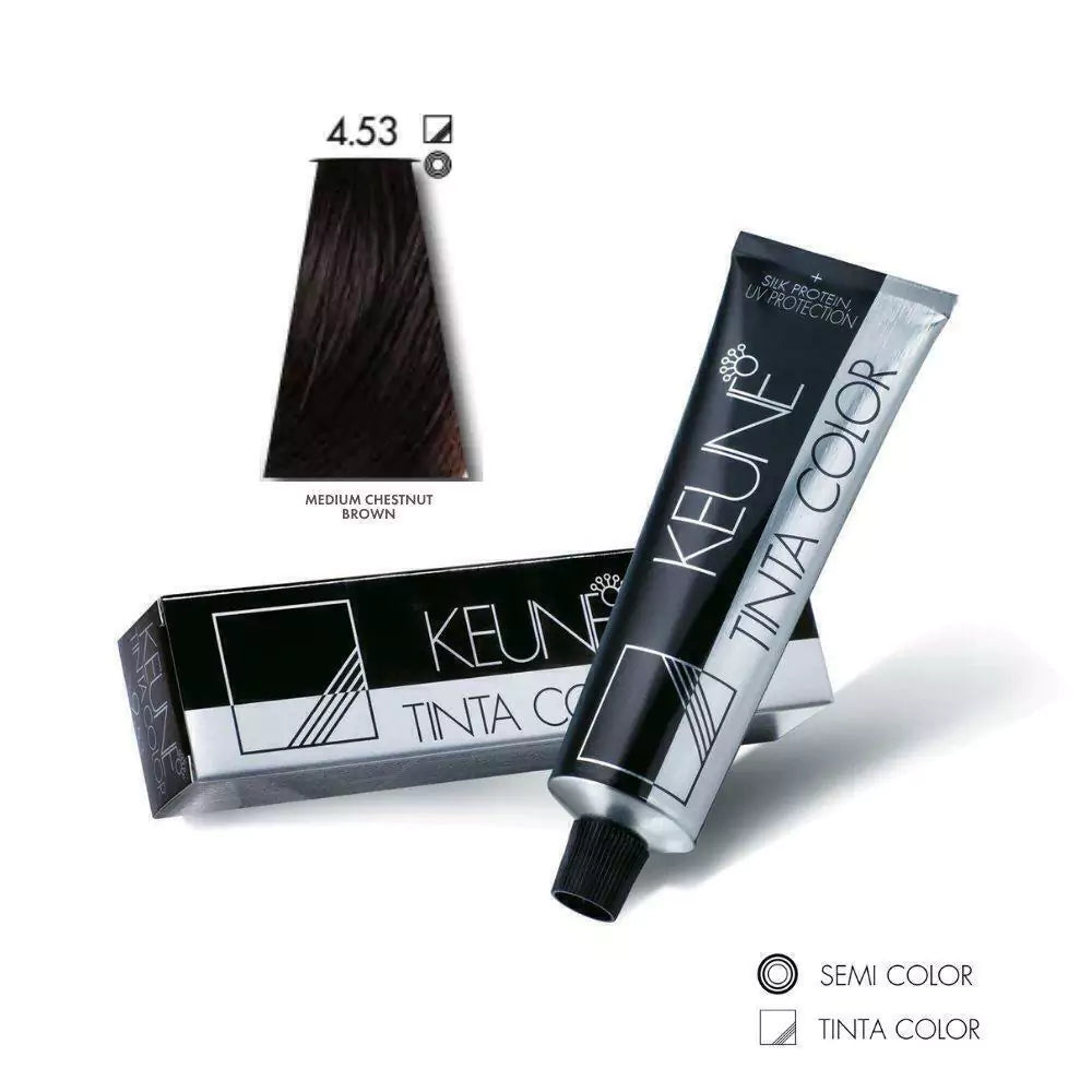 Keune Tinta Color No. 4.53 - Medium Chestnut Brown - 60ml