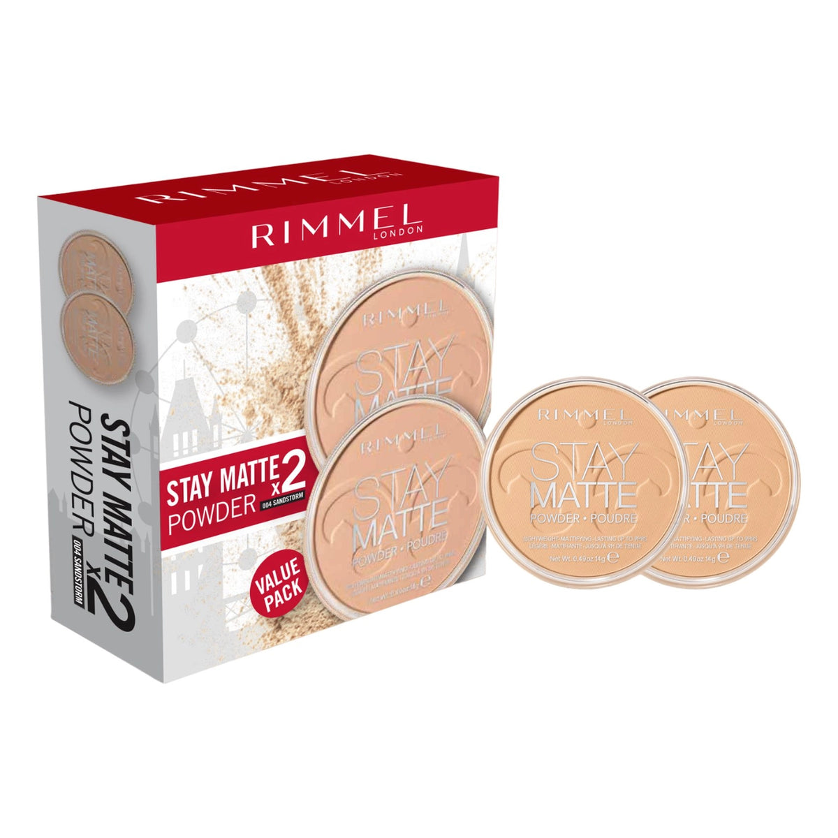 Rimmel Stay Matte Powder X2 - 004 Sandstrom