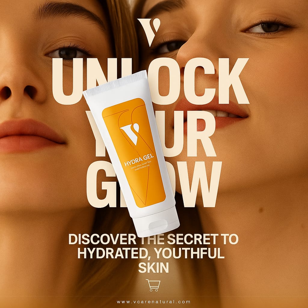 Vcare Natural Hydra Gel Vitamin-C Face Wash 75ml – Brightening Cleanser