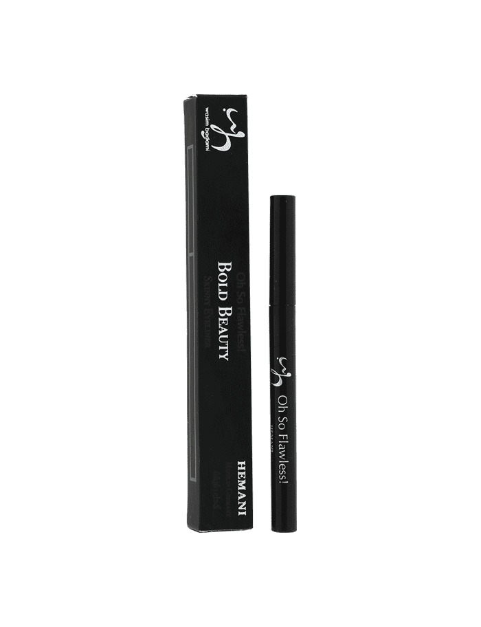 Hemani Bold Beauty Skinny Eyeliner Black - Premium  from Hemani - Just Rs 1215.00! Shop now at Cozmetica