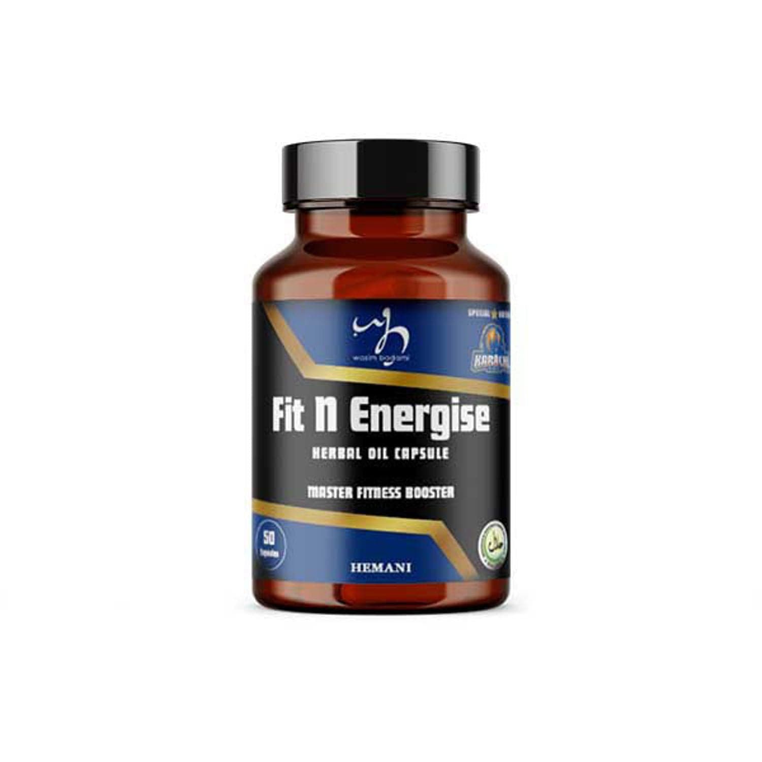 Hemani Fit N Energise 50 Capsules - Premium  from Hemani - Just Rs 1365.00! Shop now at Cozmetica