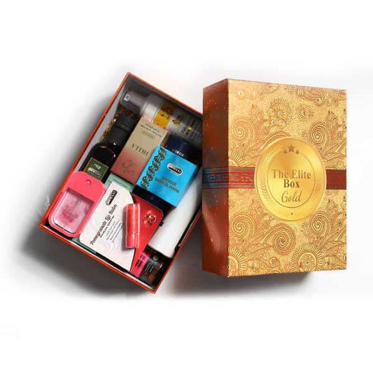 Hemani Premium Gift Set - The Gold Elite Box - Premium  from Hemani - Just Rs 5565.00! Shop now at Cozmetica