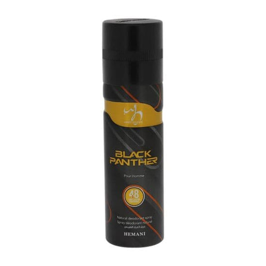 Hemani Black Panther Deodorant Body Spray - Premium  from Hemani - Just Rs 500.00! Shop now at Cozmetica