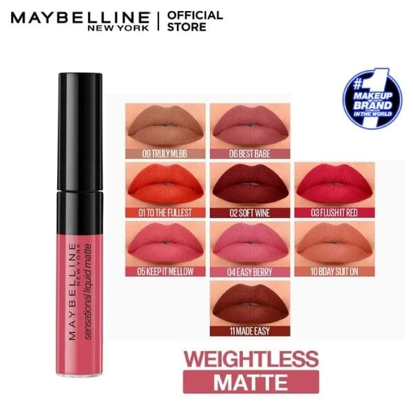 Maybelline New York Sensational Liquid Matte Lipstick - Premium Lipstick from Maybelline - Just Rs 1274! Shop now at Cozmetica