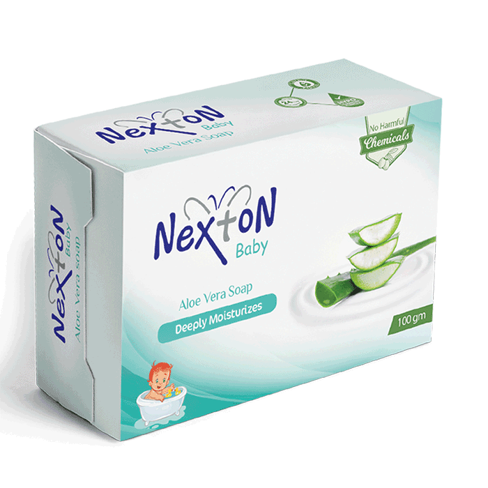 Nexton Baby Soap Aloe Vera - Premium Cleanser from Nexton - Just Rs 225! Shop now at Cozmetica