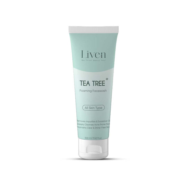 Liven Tea Tree Foaming Facewash