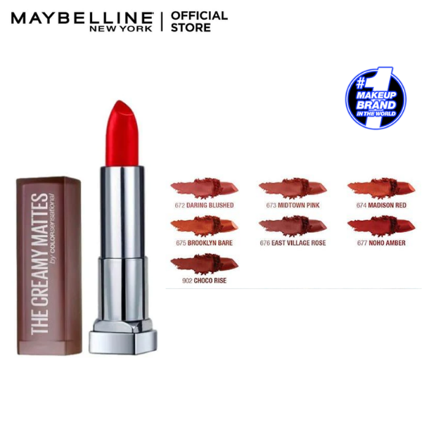 Maybelline New York Color Sensational Creamy Matte Lipstick - Premium Lipstick from Maybelline - Just Rs 1380! Shop now at Cozmetica