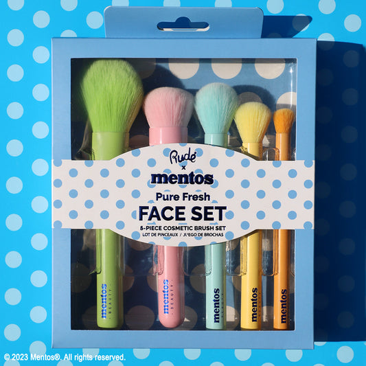 Rude Mentos Face Brush Set