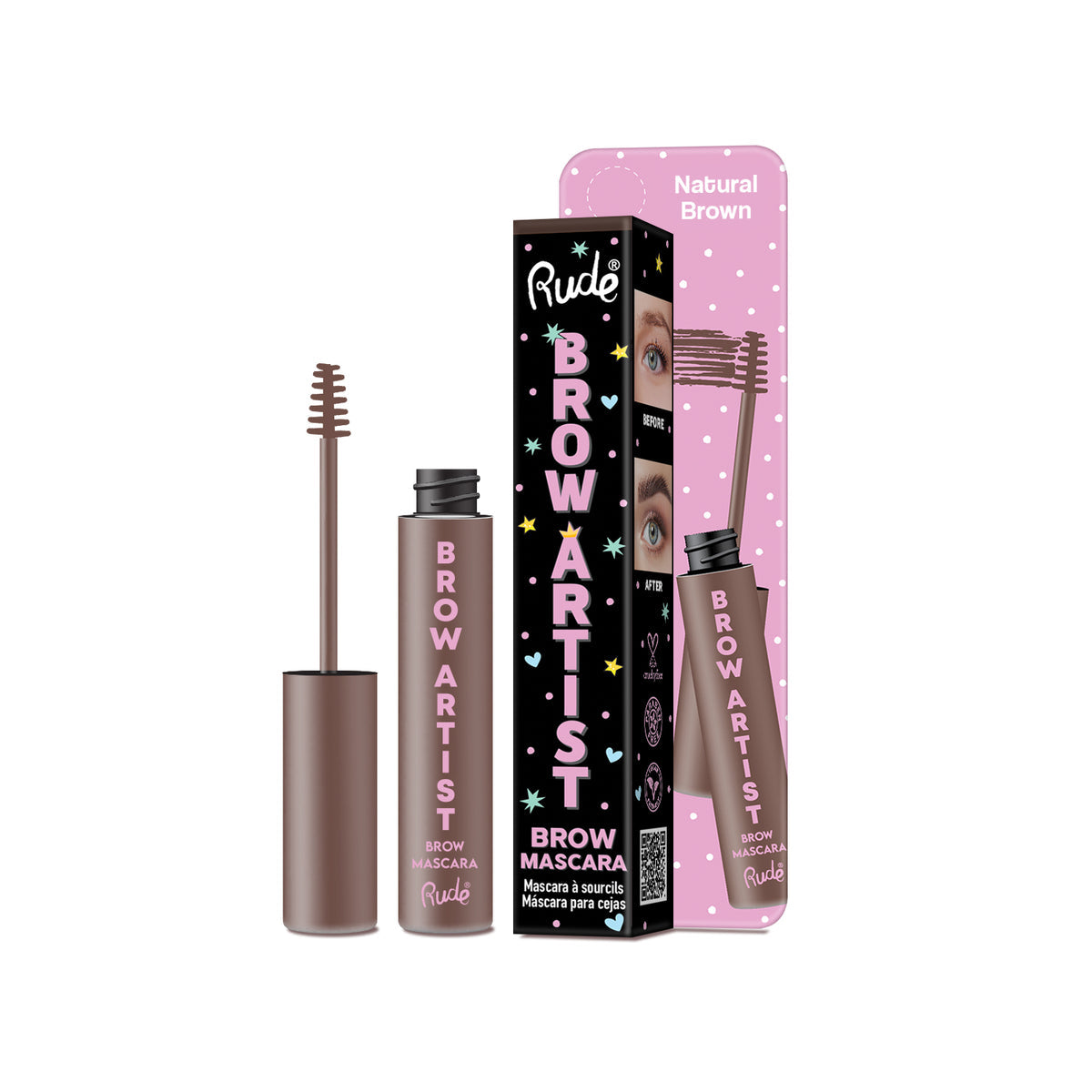 Rude Brow Artist Brow Mascara