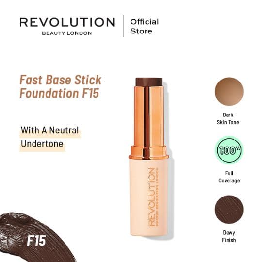 Makeup Revolution Fast Base Stick Foundation - Premium Foundation from Makeup Revolution - Just Rs 2700! Shop now at Cozmetica