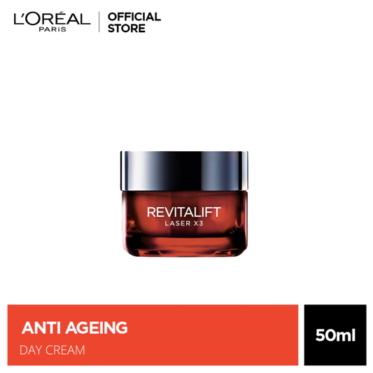 L'Oreal Paris Revitalift Laser X3 Anti-Aging Day Cream 50 ML - Premium Gel / Cream from Loreal Paris - Just Rs 3439! Shop now at Cozmetica