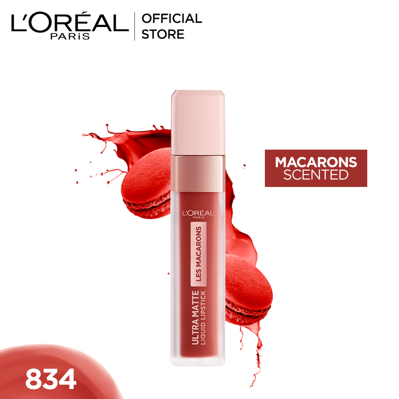 Loreal Paris Infaillible Les Macarons Liquid Lipstick - 834 Infinite Spice - Premium Health & Beauty from Loreal Makeup - Just Rs 2286! Shop now at Cozmetica
