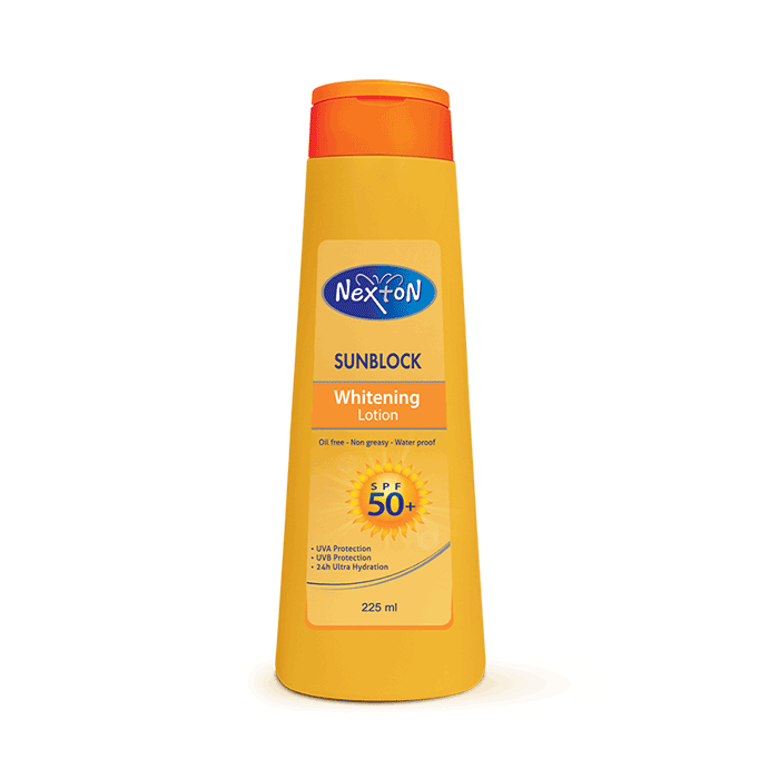 Nexton Whitening Sun Block lotion 225ml - Premium Sunblock from Nexton - Just Rs 699! Shop now at Cozmetica