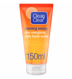 Clean & Clear Daily Facial Scrub Morning Energy Skin Energising - 150ml