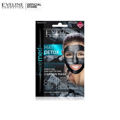 Eveline Facemed+ Carbon Mask 2*5ml Matt Detox