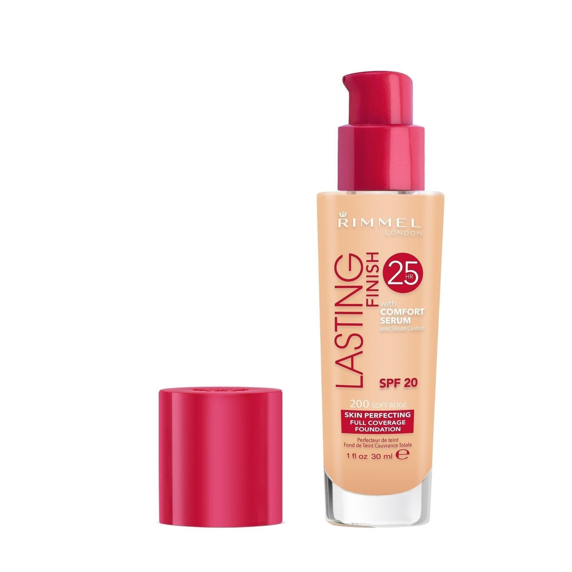 Rimmel Lasting Finish 25 Hour Foundation - Soft Beige 30ml