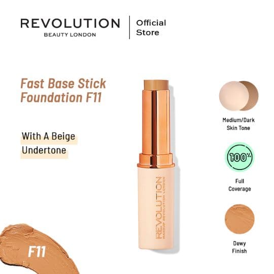 Makeup Revolution Fast Base Stick Foundation - Premium Foundation from Makeup Revolution - Just Rs 2700! Shop now at Cozmetica