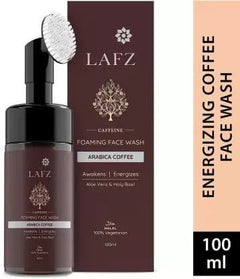 Lafz Halal Arabica Coffee Foaming Face Wash With Built-In Face Brush