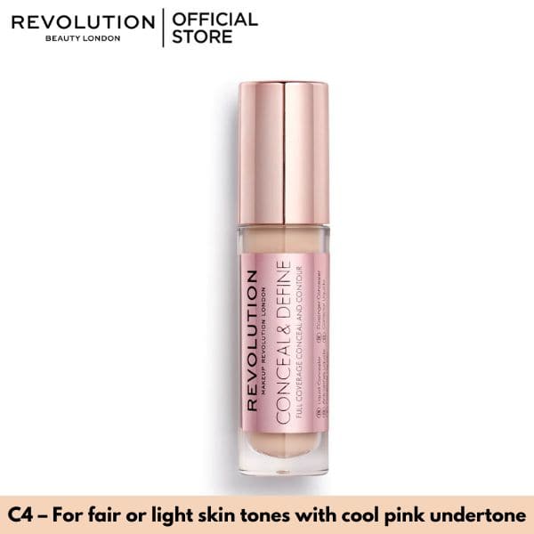 Makeup Revolution Conceal and Define Concealer - Premium Concealer from Makeup Revolution - Just Rs 2420! Shop now at Cozmetica