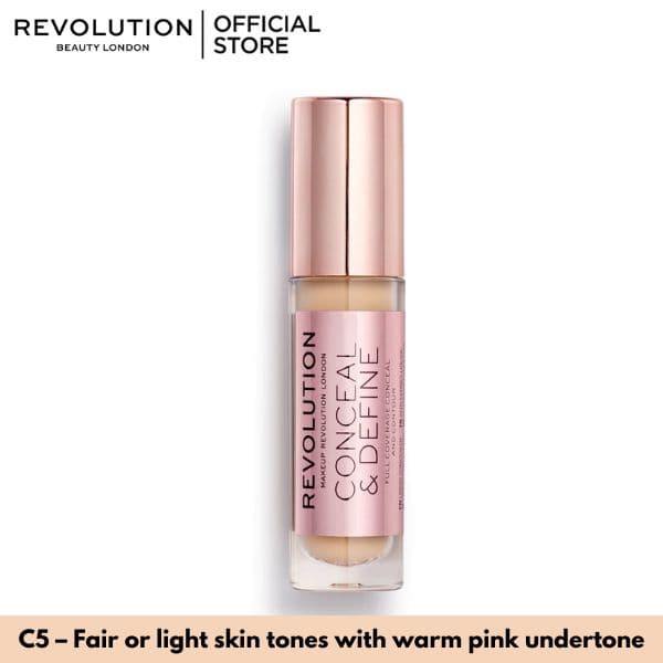 Makeup Revolution Conceal and Define Concealer - Premium Concealer from Makeup Revolution - Just Rs 2420! Shop now at Cozmetica