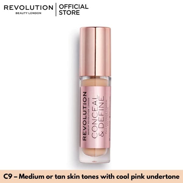 Makeup Revolution Conceal and Define Concealer - Premium Concealer from Makeup Revolution - Just Rs 2420! Shop now at Cozmetica