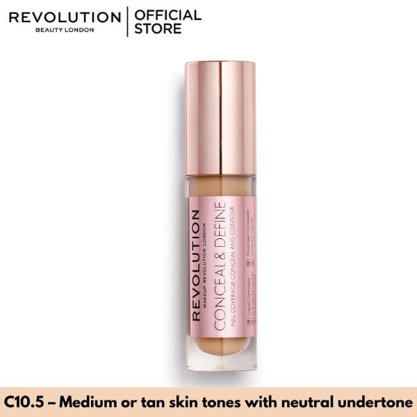 Makeup Revolution Conceal and Define Concealer - Premium Concealer from Makeup Revolution - Just Rs 2420! Shop now at Cozmetica