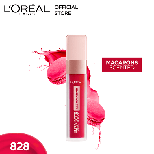 Loreal Infaillible Les Macarons Liquid Lipstick - 828 Framboise Frenzy - Premium Health & Beauty from Loreal Makeup - Just Rs 2209! Shop now at Cozmetica