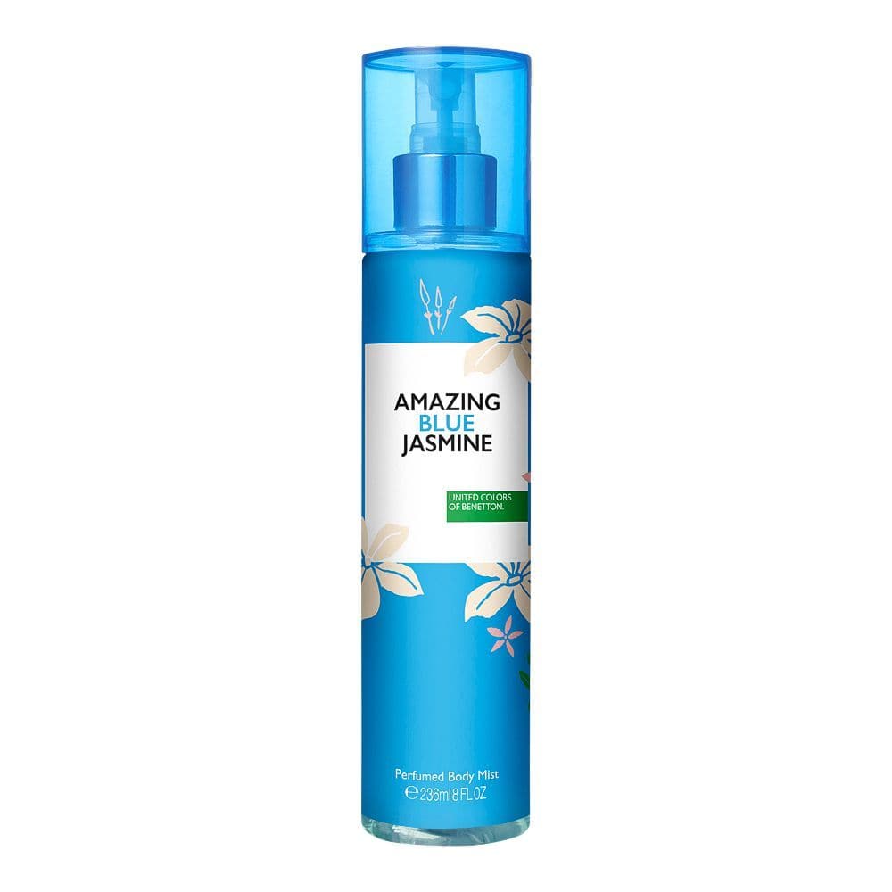 Benetton Amazing Blue Jasmine Body Mist 236ML