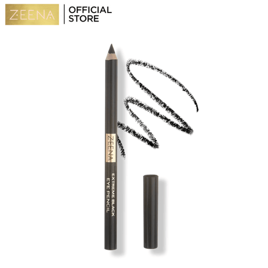 Zeena Extreme Black Eye Pencil - Extreme Black - Premium Eye Pencil from Zeena - Just Rs 700! Shop now at Cozmetica