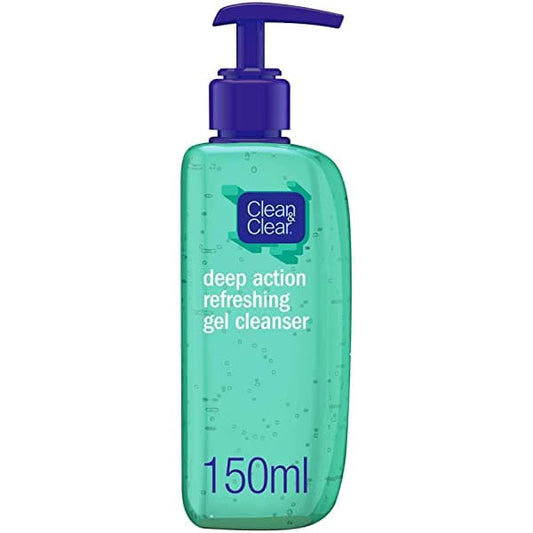 Clean & Clear  Deep Action Gel Cleanser - 150ml - Premium Cleanser from Clean & Clear - Just Rs 700! Shop now at Cozmetica
