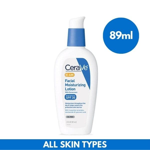 CeraVe AM Facial Moisturizing Lotion SPF 30 - 89ml - Premium Lotion & Moisturizer from CeraVe - Just Rs 2940! Shop now at Cozmetica