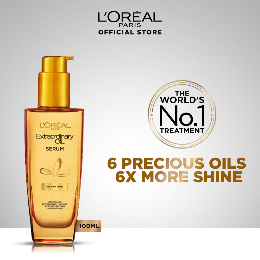 LOreal Paris Elvive Extraordinary Oil Hair Serum - 100ml - Premium Hair Care from Elvive - Just Rs 2039.00! Shop now at Cozmetica